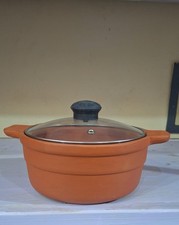Clay Pot Handi with Lid size