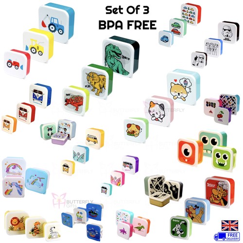 Kids set plastic snack - of,