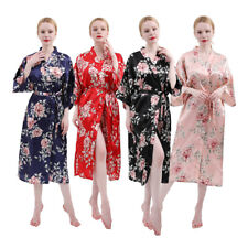 Lady Long Silk Robe Nightdress