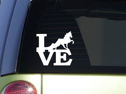 Walking horse love - love, sticker