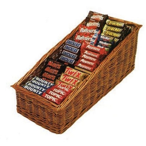 Natural wicker basket food - basket,
