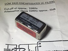 RF FILTER LOW PASS O To 10MHz