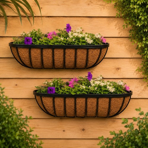 Wall trough planters coco - planters,