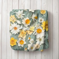 Daffodil Spring Flower Blanket