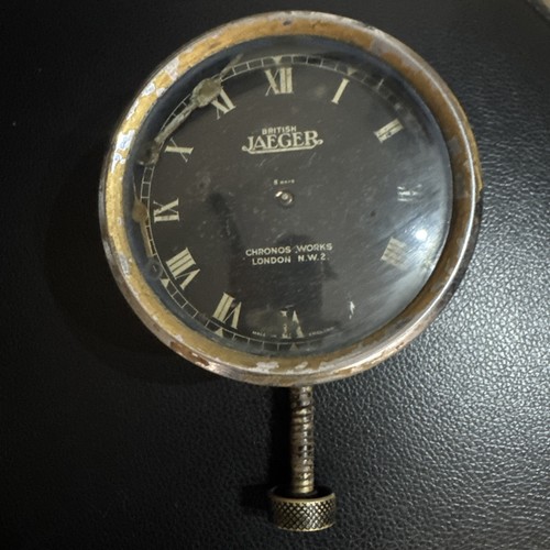 British jaeger car clock - british,