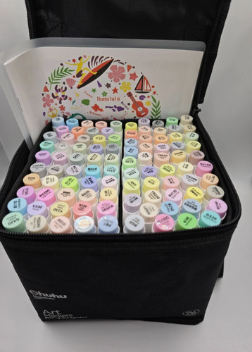 Ohuhu pastel markers - markers, alcohol