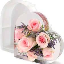 Heart resin mould - resin,