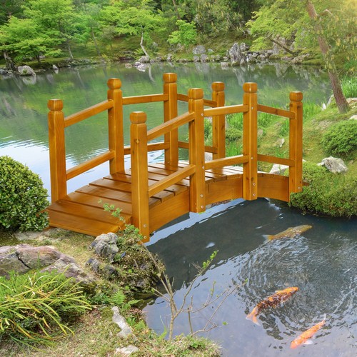 Outsunny garden bridge with - outsunny,