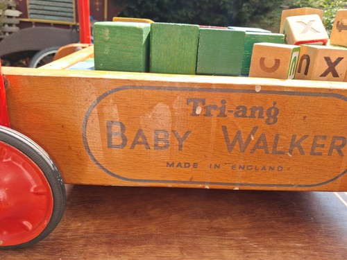 Vintage tri ang baby walker - vintage,