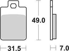 SBS Brake Pads Front For