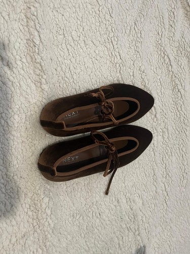 Next brown suede ballet - next,