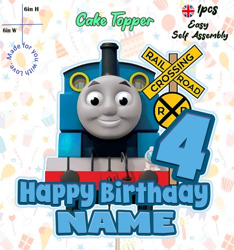 Thomas cake topper - thomas,