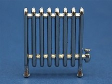 Radiator silver dolls house - radiator,
