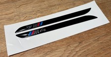 Gloss Black M4 Side Fender Wing Emblem Badge Fits BMW M4 F82 F83 2014-2020  OEM
