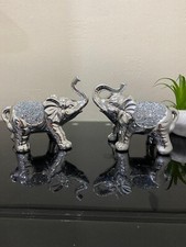 Set of 2 Bling Elephant