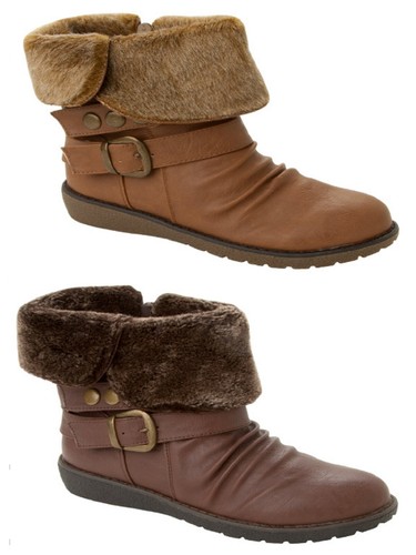 Womens faux fur cuff low - fur,