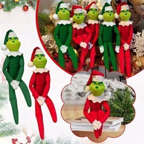 Grinch shelf plush doll toy - grinch,