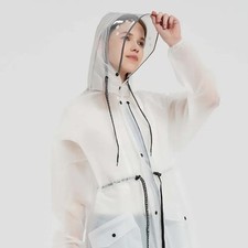 Plastic Rain Jacket With Hood