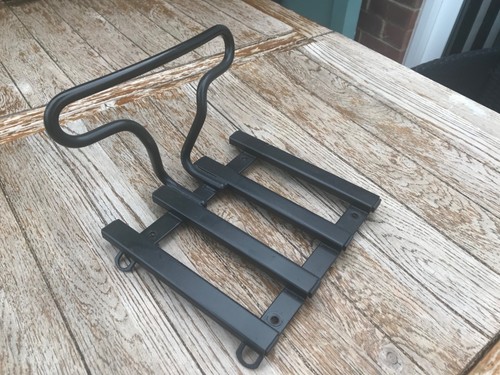 Black rear luggage rack - luggage,