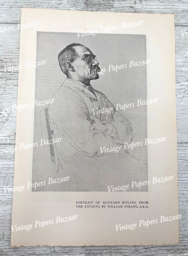 Rudyard kipling portrait - kipling,