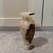 Egyptian Marble Vase - White