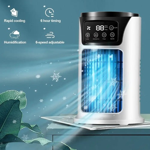 Speeds portable air cooler - 6-speeds,