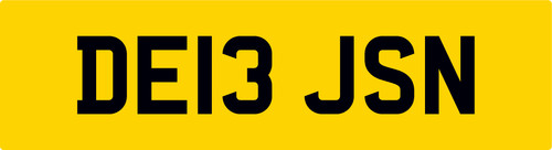Deb 2013 reg car number - reg,