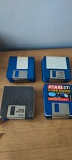 3.5" 2DD Amiga Atari 720kb Floppy Disk Joblot - Sold as Untested 40 Disks Bundle