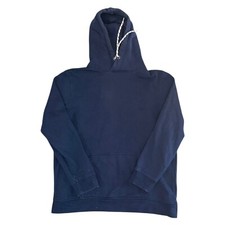 Fat Face Hoodie Pullover Y2K Regular Casual Navy Blue Sweatshirt Mens Large