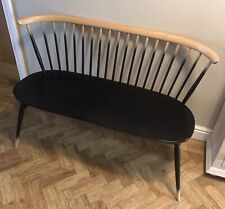 Ercol Originals Painted Love Seat Finish Half Black