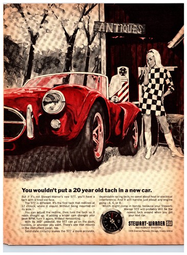 Vintage 1967 stewart warner - stewart,
