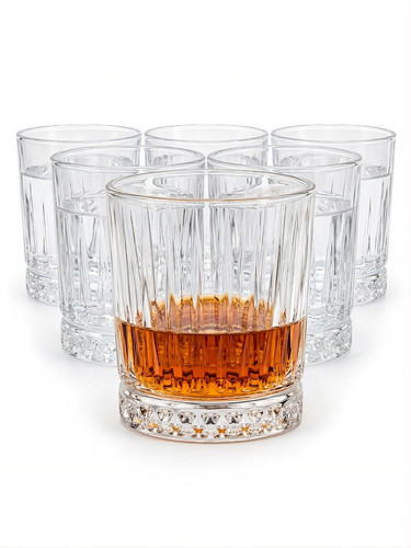 Crystal cut whisky tumbler - crystal,