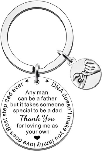Step dad gifts keyring - dad, keyring-gifts