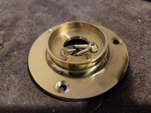 Antique style brass door knob - style,