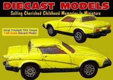 CLASSIC 1975 TRIUMPH TR7; OLD UK MADE CORGI JUNIORS 1:53 SCALE DIECAST MODEL CAR