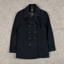 VTG Black Double Breasted Wool