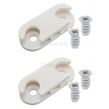 2 x IKEA Part 110364 & 4 x 100347 HEMNES Shoe Cabinet hinge