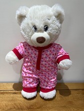 BUILD A BEAR BEAR FACTORY  PINK HEART PJ SLEEPER SUIT  (BEAR NOT INCLUDED)
