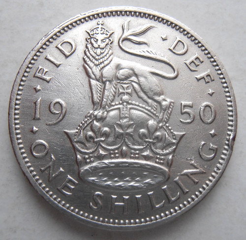 1950 english shilling - english,