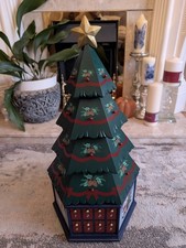 Rare Kirkland Signature Wooden Christmas Advent Calendar In Great Condition