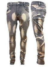 Men’s Distressed Bleach Wash