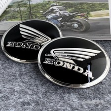 2PCS Motorcycle HONDA Wing Bagdge Sticker Fuel Tank Fairing Cowl Bike Body Decal