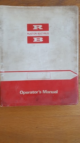 Ruston bucyrus with air - ruston, 22-rb