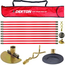 Pro 30ft drain rod - rod, set