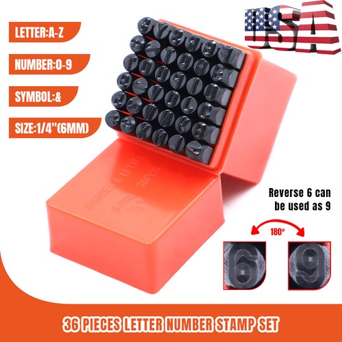 6mm 36pc letter number - 36pc, &
