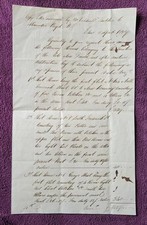 1837 Indenture. Copy of The