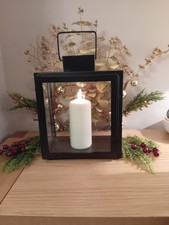 Lanterns Black Metal & Glass