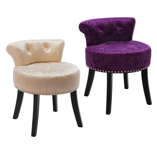 Velvet dressing table chair - velvet,