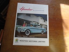 VINTAGE ADVERT:  THE HUMBER