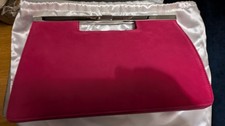 Peter Kaiser Pink Suede Clutch